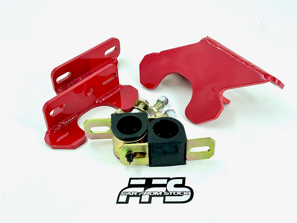 94-02 2G Dodge Ram Sway Bar Relocation Bracket Set Far From Stock