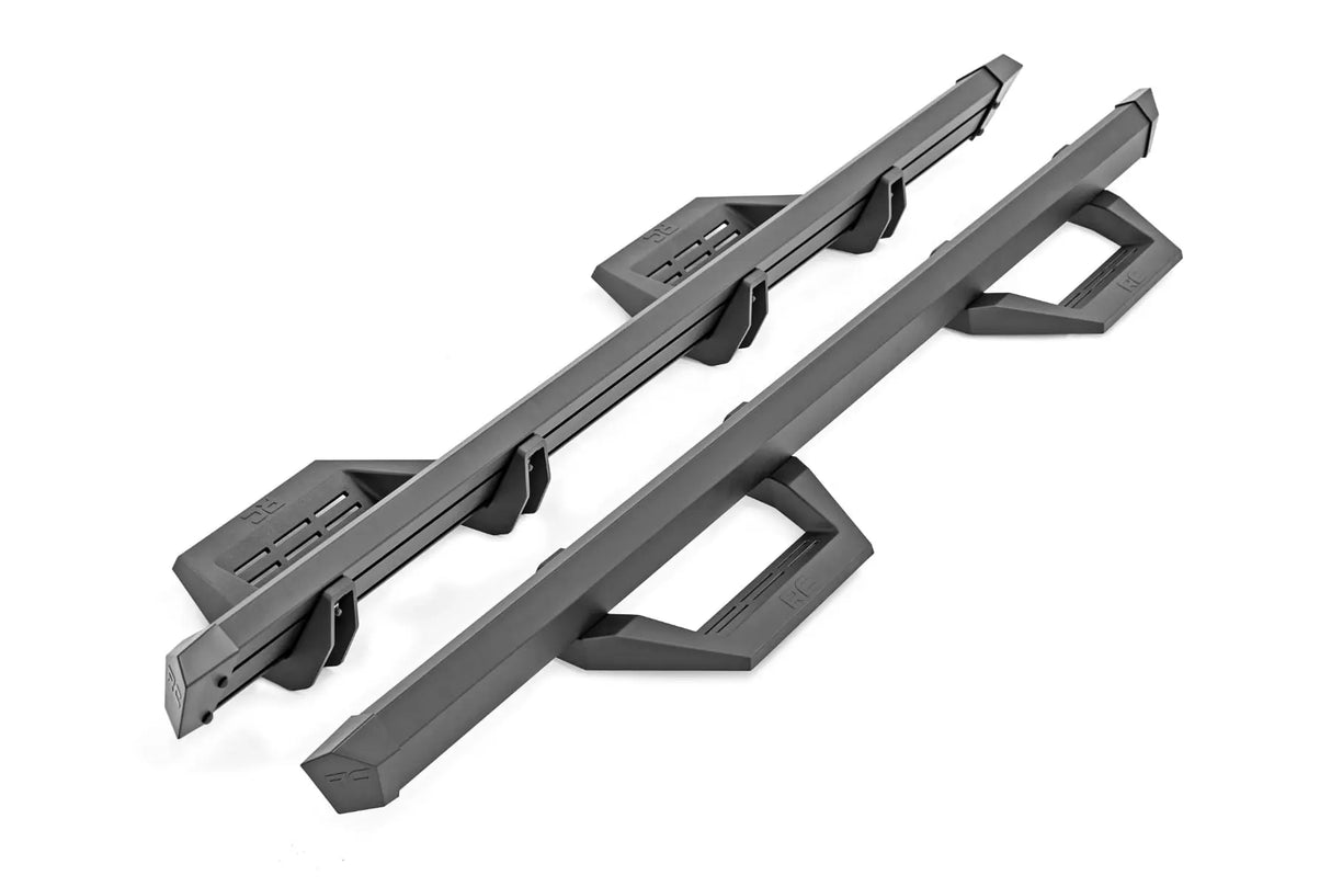 Rough Country SRX2 Adjustable Aluminum Side Steps 4-Door Ford Bronco 4WD 2021-2026 51029