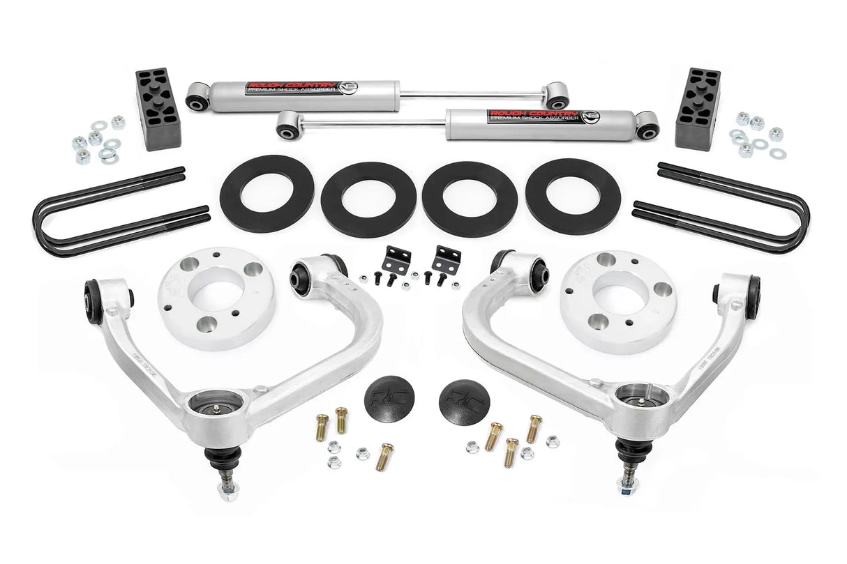 Rough Country 3 Inch Lift Kit Forged UCA Ford F-150 4WD 2021-2026 41430