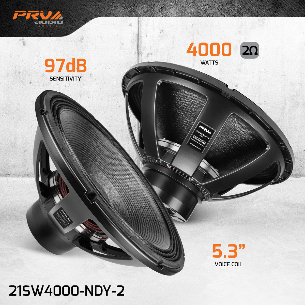 PRV 21SW4000-NDY-2 Subwoofer PRV Audio