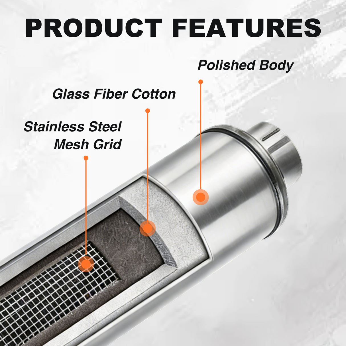 TruckTok 5" Muffler 30" Overall Length for Diesel Exhaust Generic TruckTok