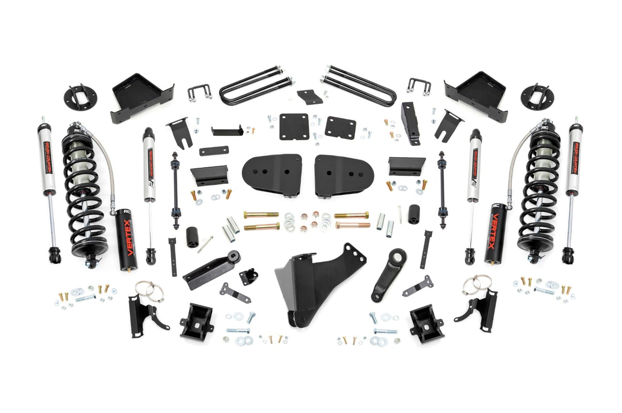 Rough Country 4.5 Inch Coilover Conversion Lift Kit Ford F-250/F-350 (2023-2026)