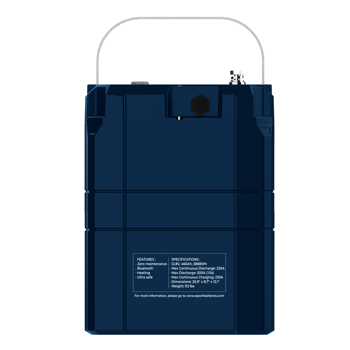 Epoch Batteries 12V 460Ah V2-T Elite LiFePO4 Battery