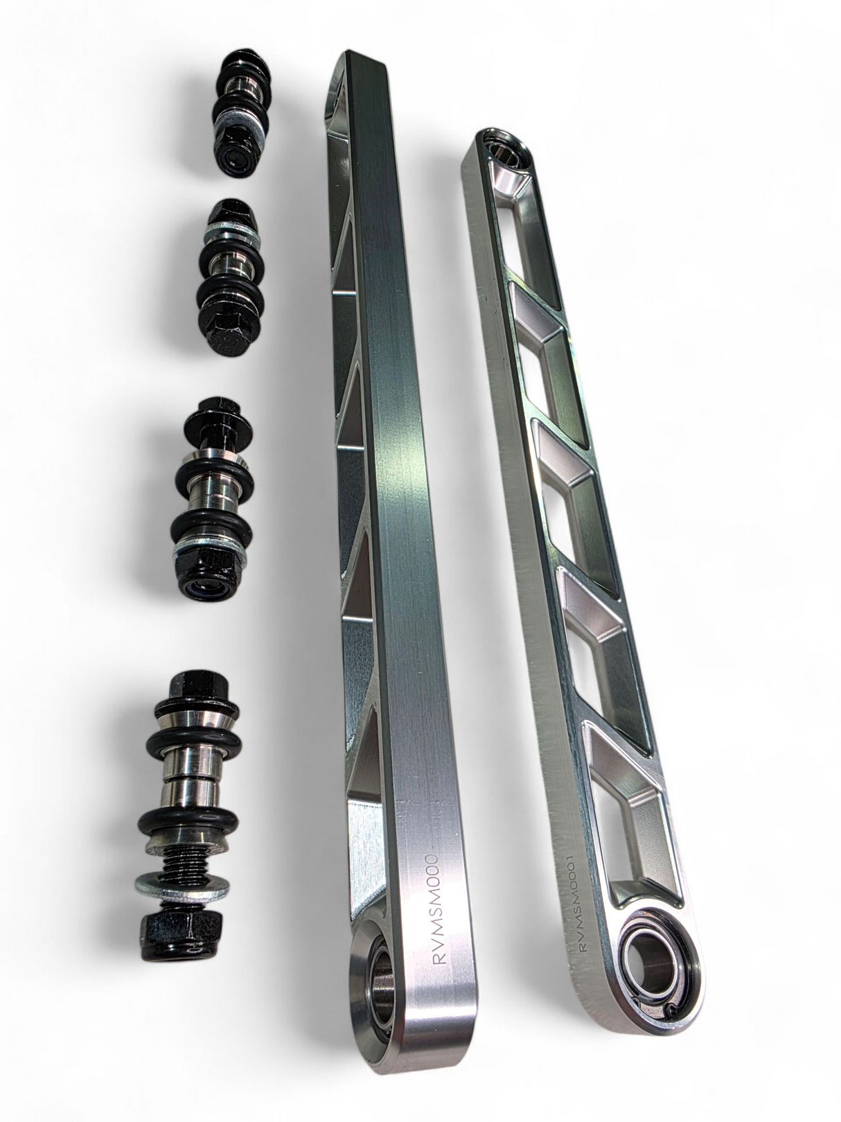 2024+ Can Am Maverick R Rear Sway Bar Links Anodized Clear www.elektricoffroad.com
