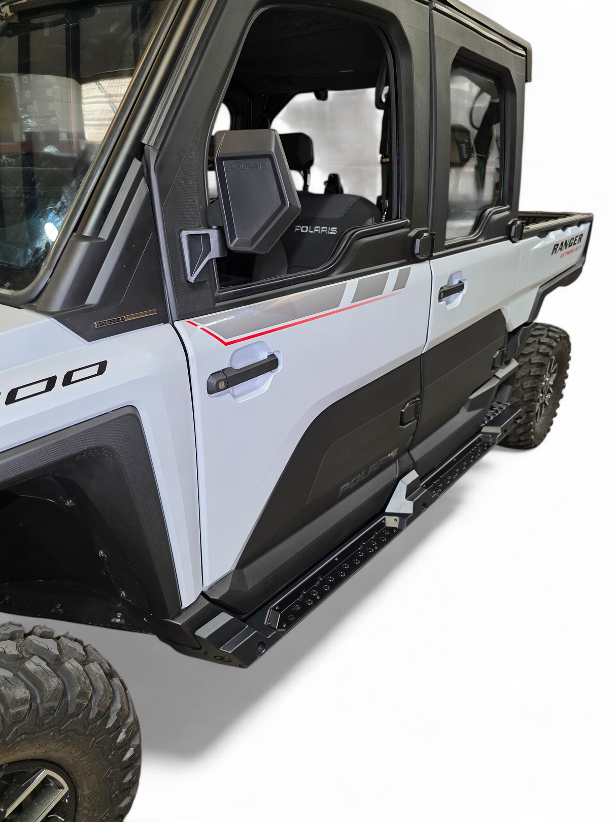 2024+ Polaris Ranger 1500 XD Volt Side Steps (4 Seat) www.elektricoffroad.com