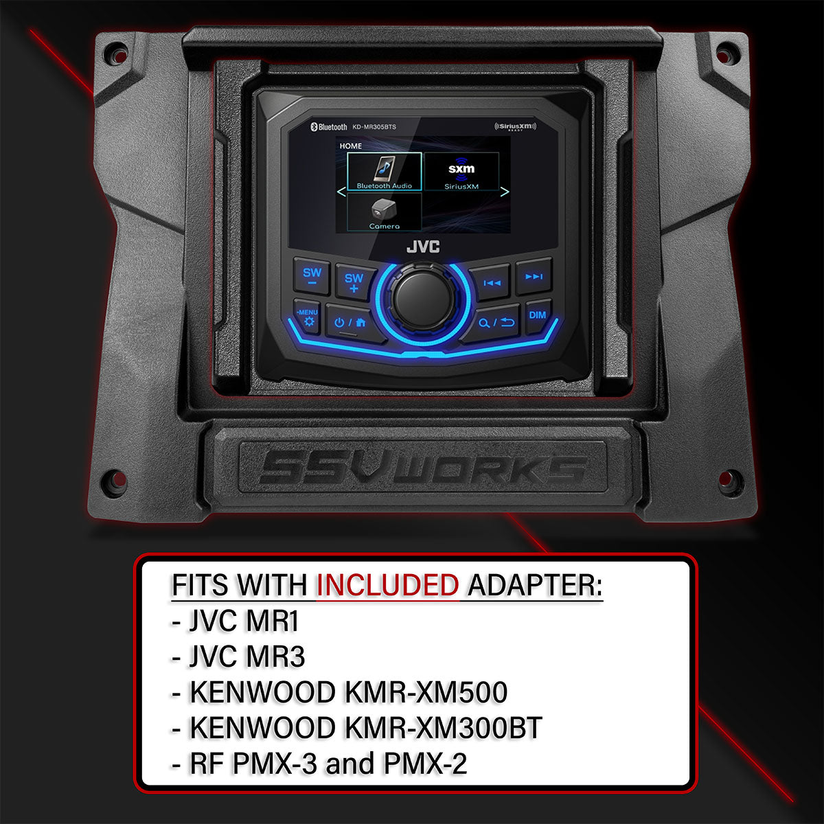 2020-2026 Kawasaki Teryx KRX1000 Multi-Media Receiver Dash Kit ssvworks