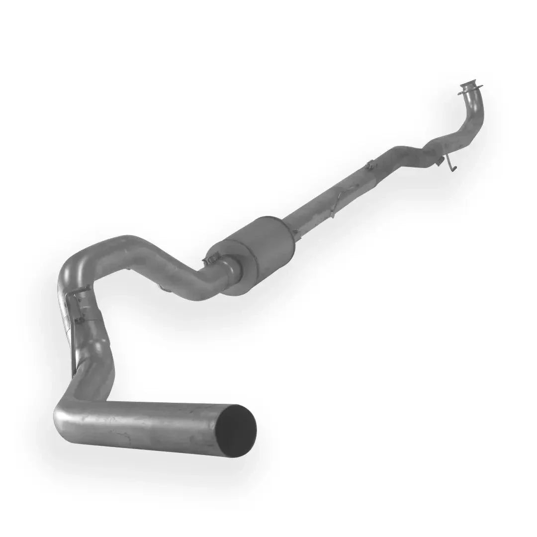 Dieselr Aluminized Downpipe Back Exhaust Single | Cab & Chassis GM 2500/3500 6.6L DURAMAX L5P 2017-2019
