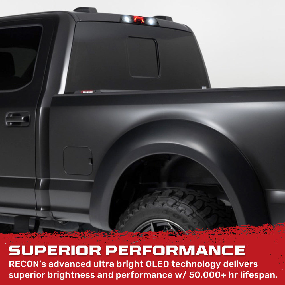 Ford F150 15-24 3rd Brake Light - Fits Models with Cargo Bed Camera - CREE XML LEDs in Smoked Lens