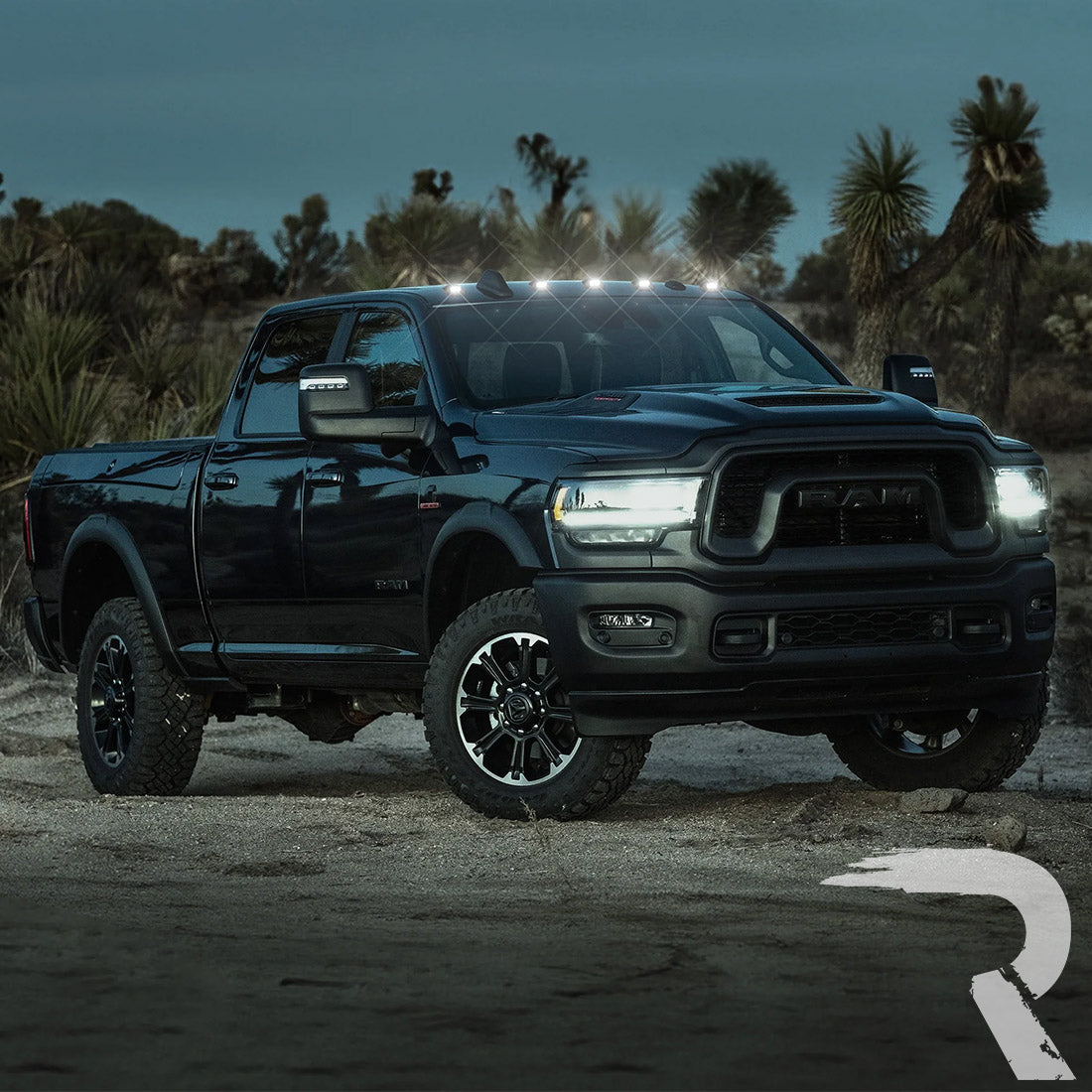 Dodge RAM Heavy-Duty 2500/3500 03-18 5 Piece Cab Roof Light Set 2-Way Front & Rear Facing Ultra High-Power LEDs Multiple Lens & Colors