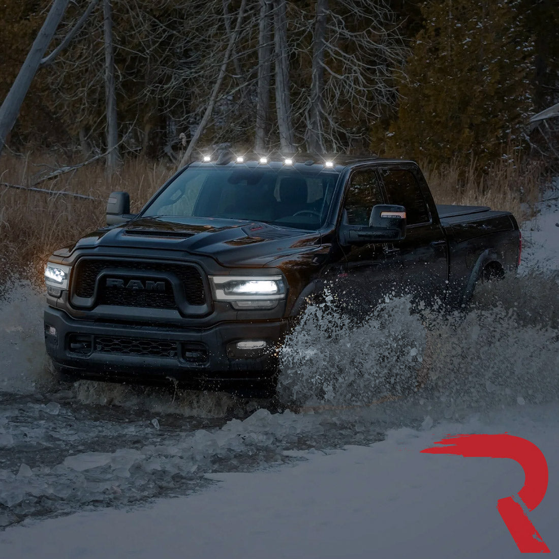 Dodge RAM Heavy-Duty 2500/3500 03-18 5 Piece Cab Roof Light Set 2-Way Front & Rear Facing Ultra High-Power LEDs Multiple Lens & Colors