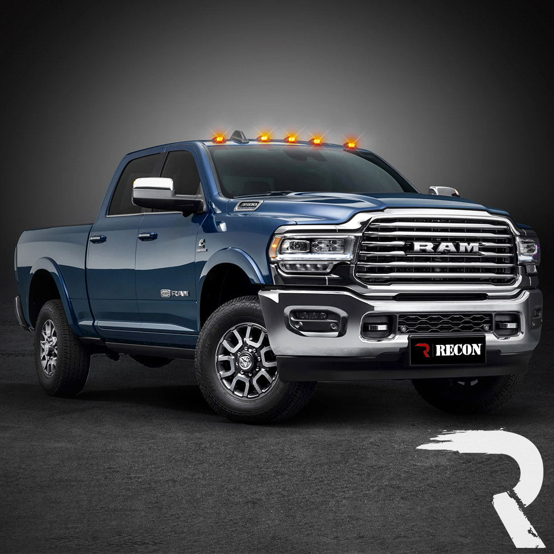 Dodge RAM Heavy-Duty 2500/3500 03-18 5 Piece Cab Roof Light Set 2-Way Front & Rear Facing Ultra High-Power LEDs Multiple Lens & Colors