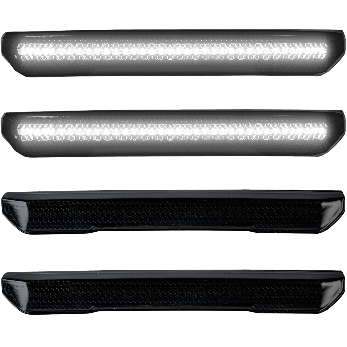 GMC 20-25 Sierra HD 2500/3500 (4th Gen) Fender Lenses (4-Piece Set) Ultra Bright LED Lights - Multiple Options