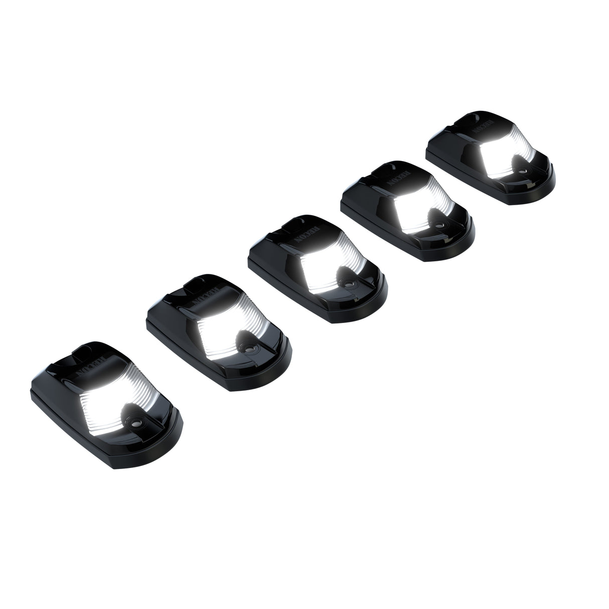 Ford Super Duty 17-22 5-PC Cab Roof Light Set 2-Way Front & Rear Facing Ultra High-Power LEDs (Replaces Factory/OEM Cab Lights Only) - Multiple Options