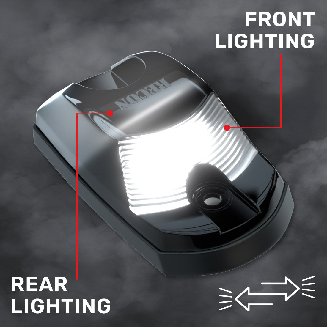 Ford Super Duty 17-25 5-Piece Cab Roof Light Set 2-Way Front & Rear Facing Ultra High-Power LEDs Multiple Lens & Colors - (ATTN: For models that DID NOT come with factory cab roof lights)