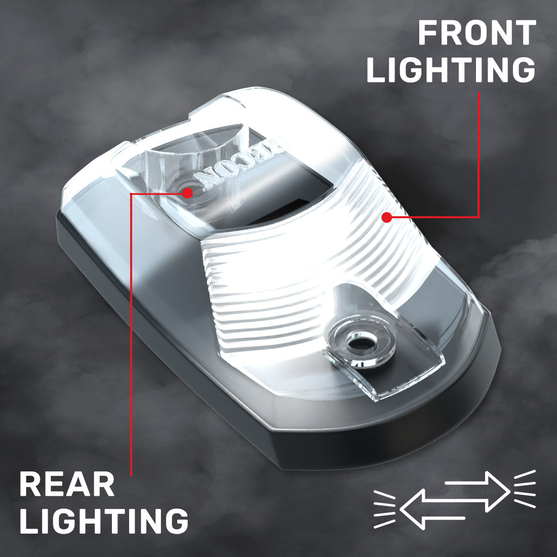 Ford Super Duty 17-25 5-Piece Cab Roof Light Set 2-Way Front & Rear Facing Ultra High-Power LEDs Multiple Lens & Colors - (ATTN: For models that DID NOT come with factory cab roof lights)