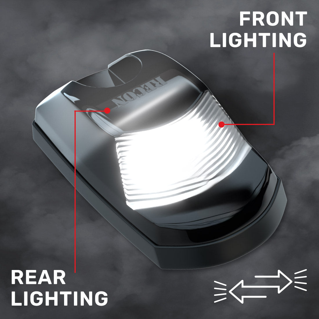 Ford Super Duty 17-22 5-PC Cab Roof Light Set 2-Way Front & Rear Facing Ultra High-Power LEDs (Replaces Factory/OEM Cab Lights Only) - Multiple Options
