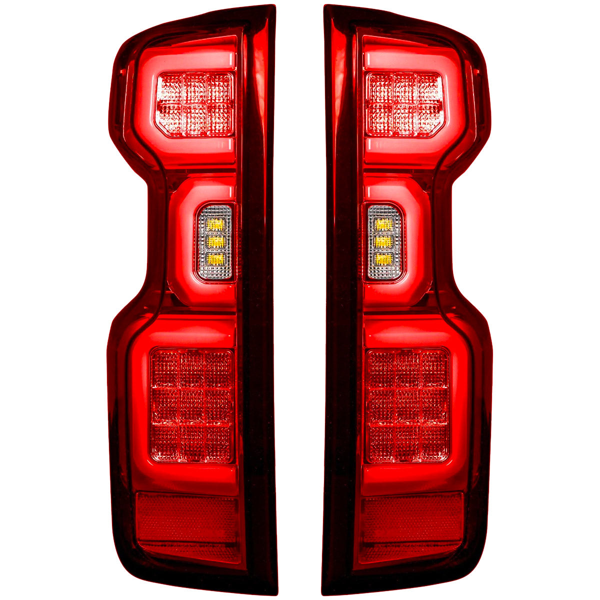 Chevy Silverado 1500 19-25 Ultra Bright OLED Tail Lights (Replaces Factory/OEM LED Tail Lights Only) - Multiple Lens