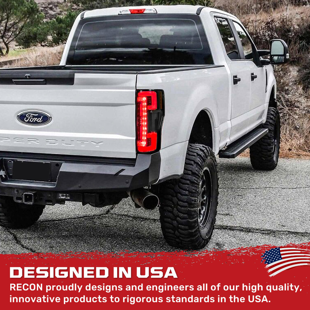 Ford Super Duty 17-19 Ultra Bright OLED Tail Lights (Replaces Factory/OEM Halogen) - Multiple Lens