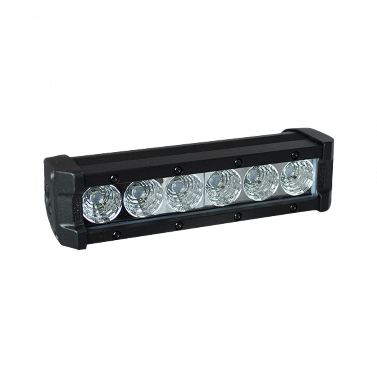 2100 Lumen 8" Light Bar & Wiring Kit 6 5-Watt Square CREE XTE Square