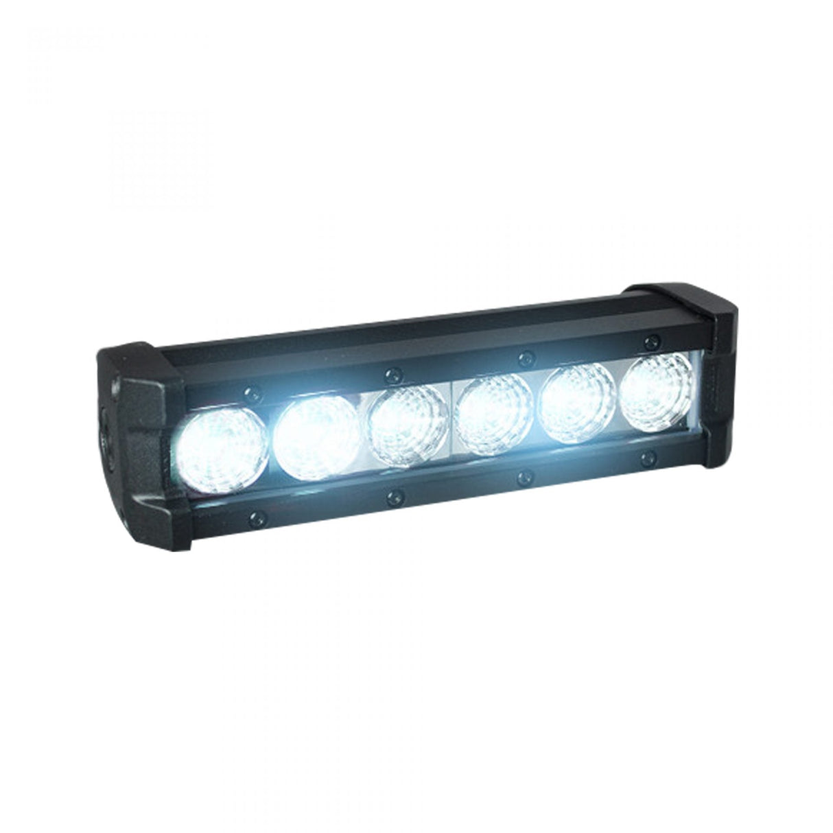 2100 Lumen 8" Light Bar & Wiring Kit 6 5-Watt Square CREE XTE Square