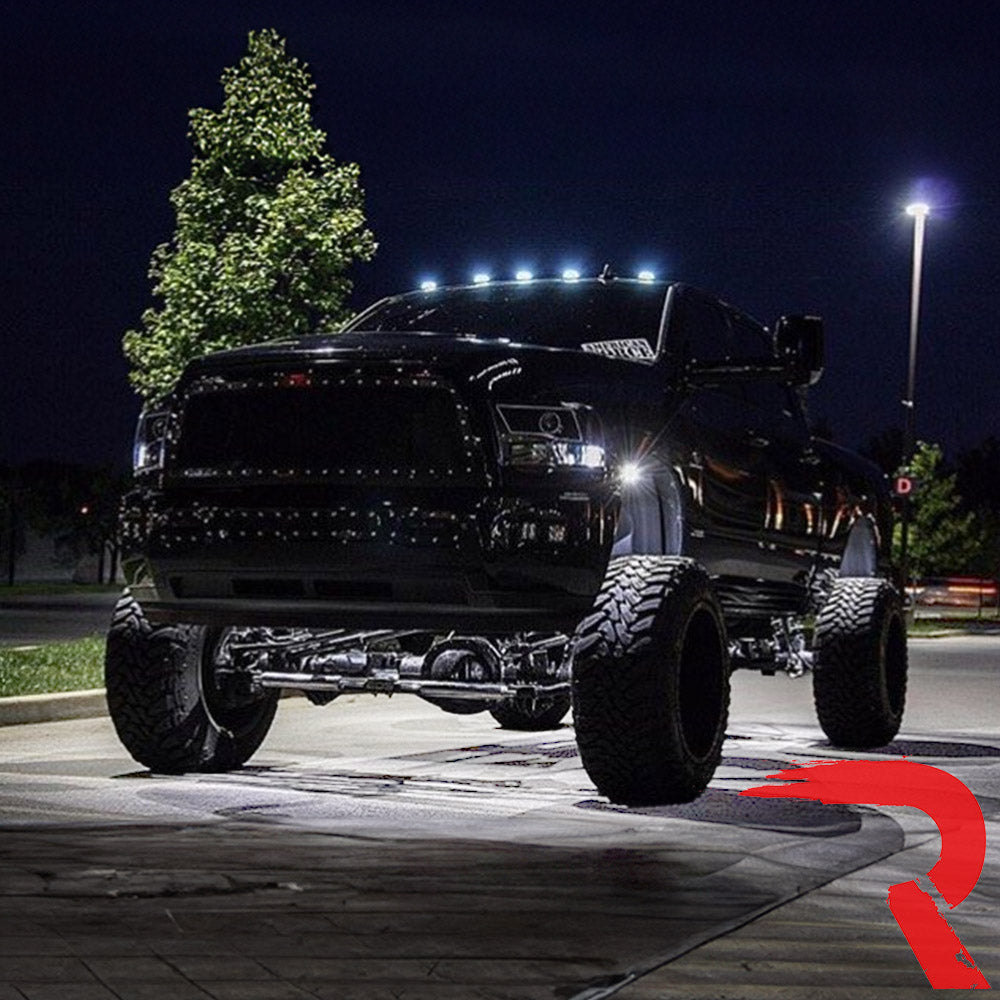 Universal 4-PC Ultra Bright RGB Multicolor CREE LED Underbody Rock Lights Bluetooth Control