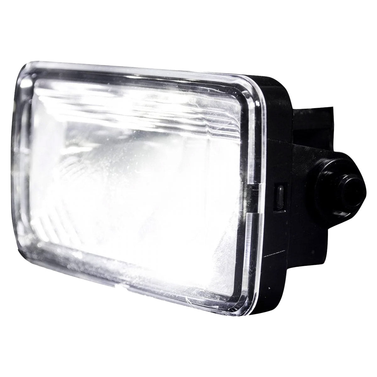 Ford F-150 15-20 (Excluding Raptor) Ultra Bright 2-Function White LED Fog Lights w/ Amber Turn Signals (Replaces Factory Fog Lights) - Smoked Black