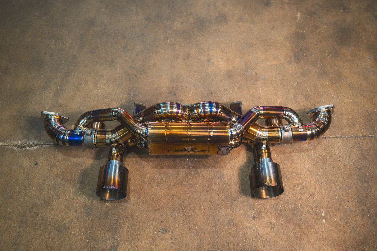 Valvetronic Valved Sport Exhaust System for Porsche 718 GT4RS/Spyder RS Valvetronic Designs
