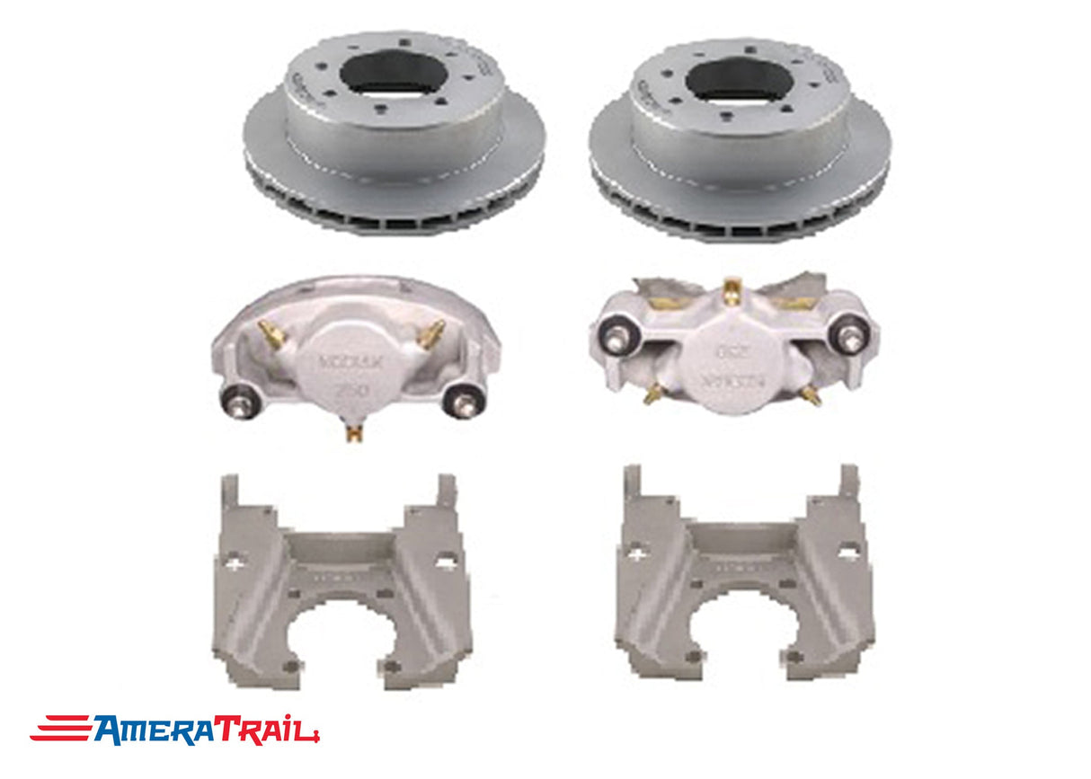 8 Lug 8K Kodiak Brake Kit for Dexter / Lippert Axles, ALL DACROMET FINISH - Fits 5/8" Wheel Studs