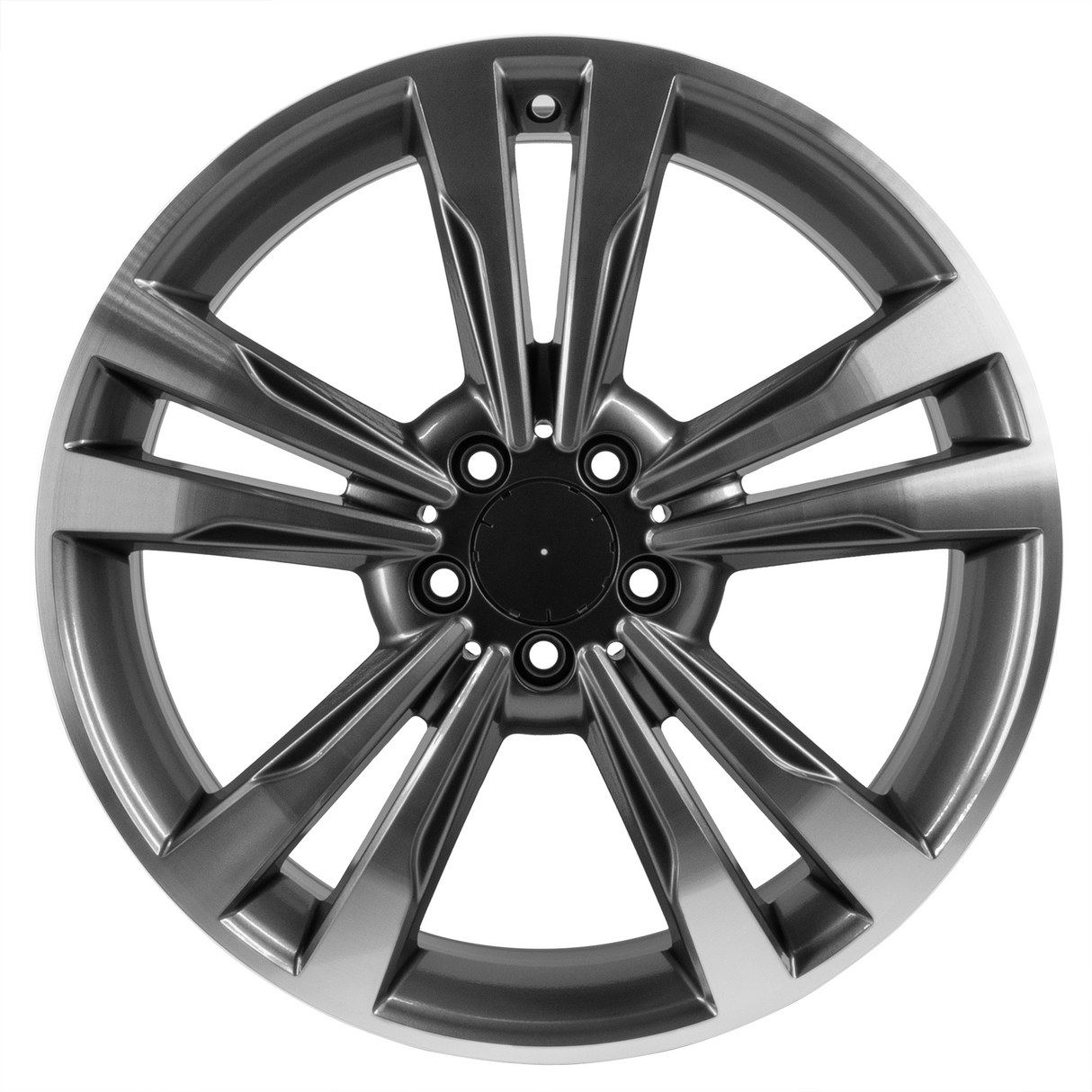 Gunmetal Rims for Mercedes – 19x8.5 5x112 Machined Wheels (Set of 4)