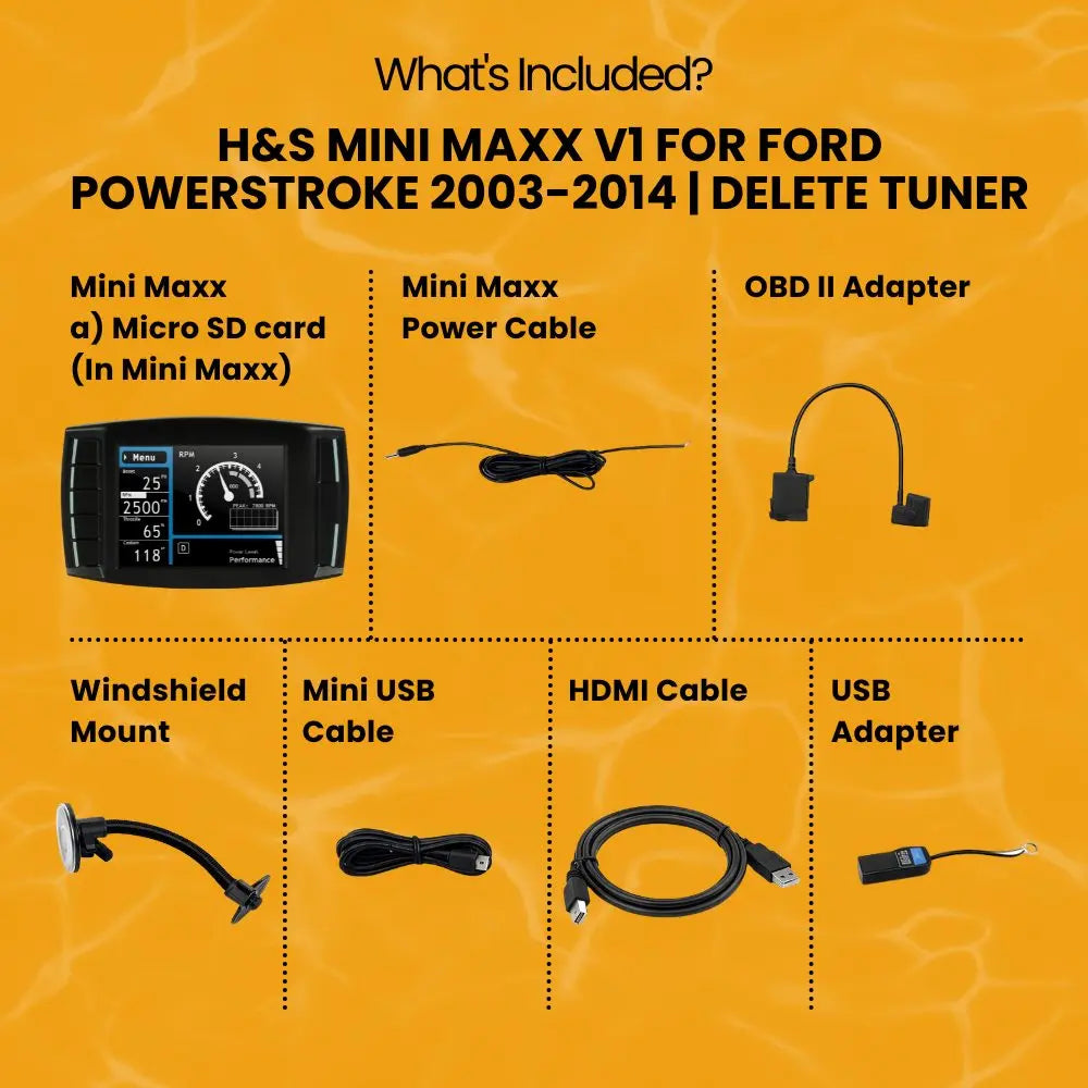 H&S Mini Maxx V1 for Ford Powerstroke 2003-2014 | Delete Tuner thedieseldudes