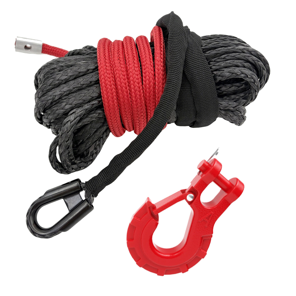 Trucktok Build Your Own Winch Kit - Recovery Rope Hook & Stopper TruckTok