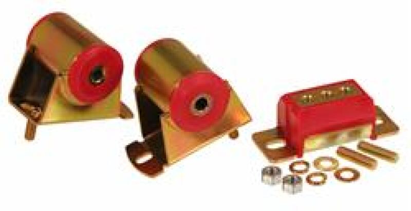 Kit de montage de moteur et de transmission Prothane pour Jeep - Rouge