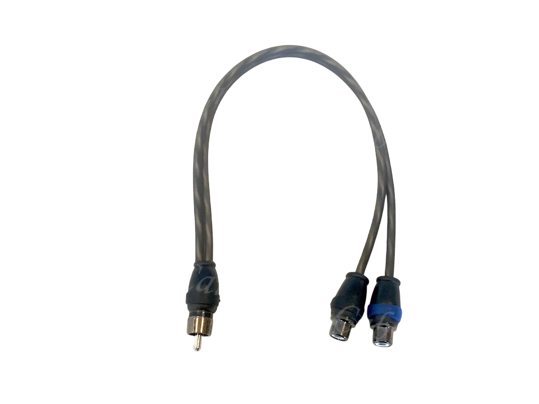 Sky High Car Audio Twisted RCA Y Splitter Sky High Car Audio