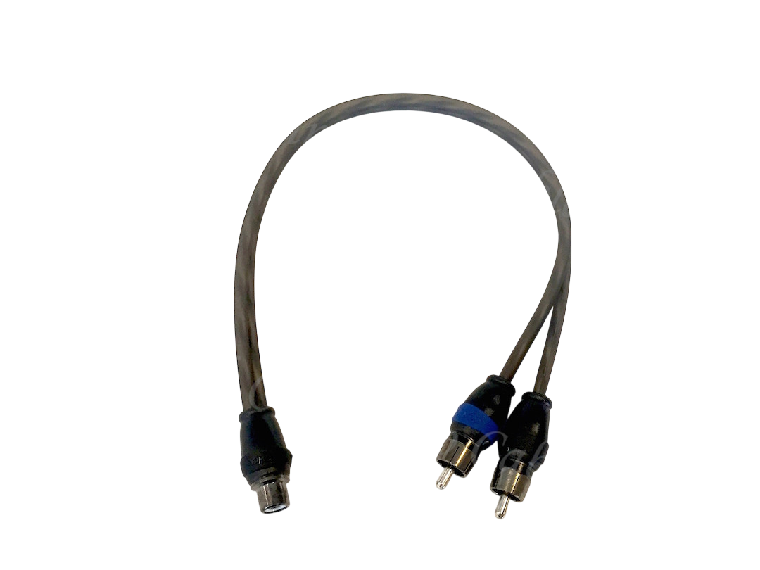 Sky High Car Audio Twisted RCA Y Splitter Sky High Car Audio