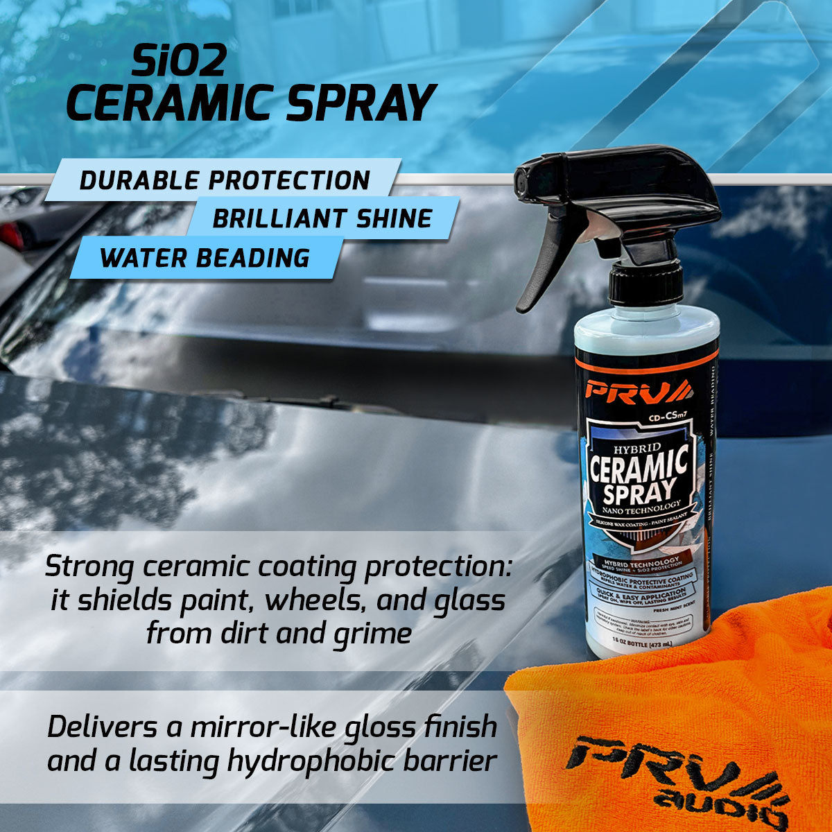 Hybrid Ceramic Wax Spray PRV Audio