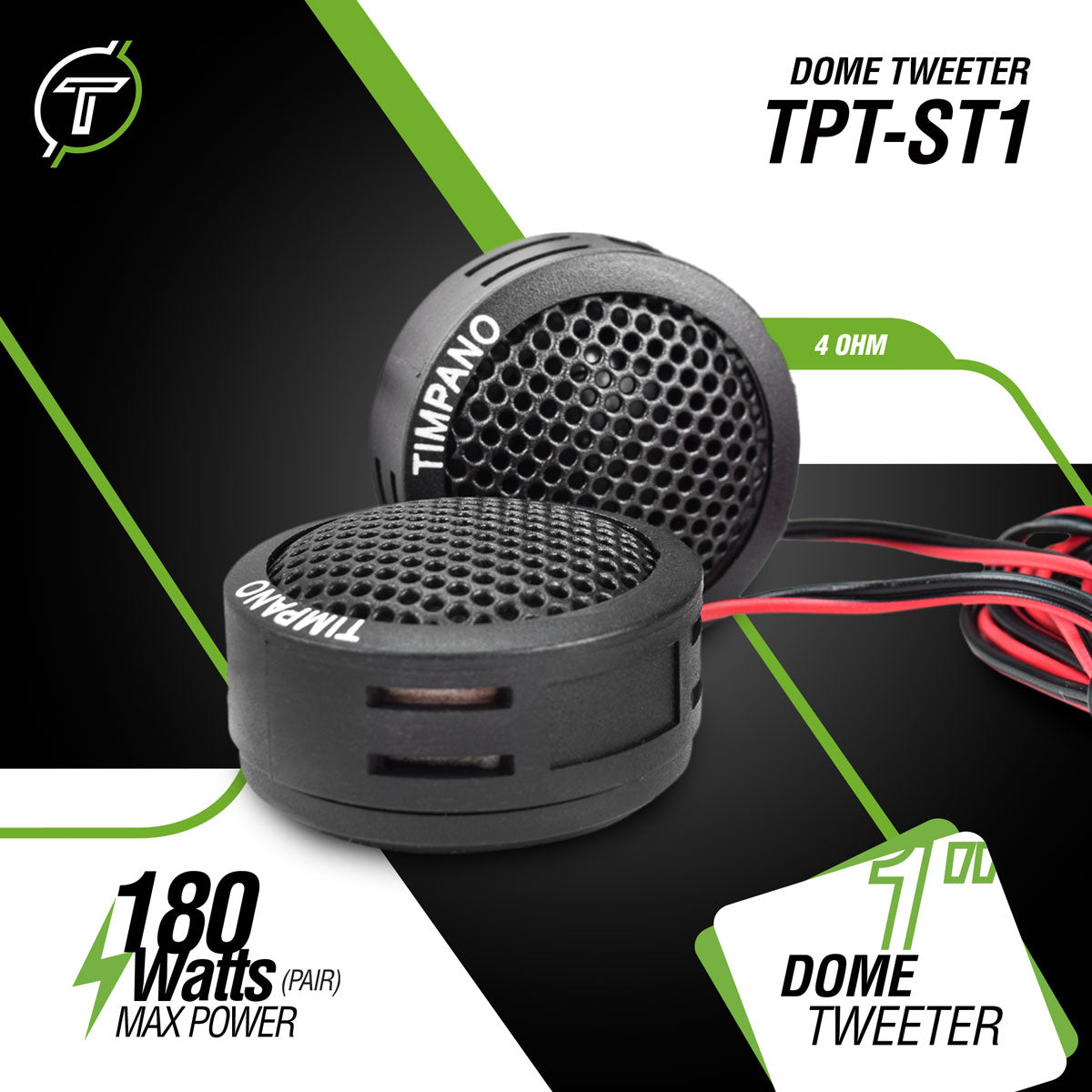 500 Watts Car Stereo Bundle Timpano Audio