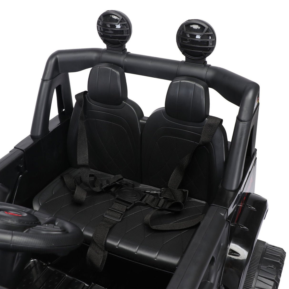 3-Speed Electric Car for Kids with Power Display, USB, MP3, and Bluetooth Connectivity