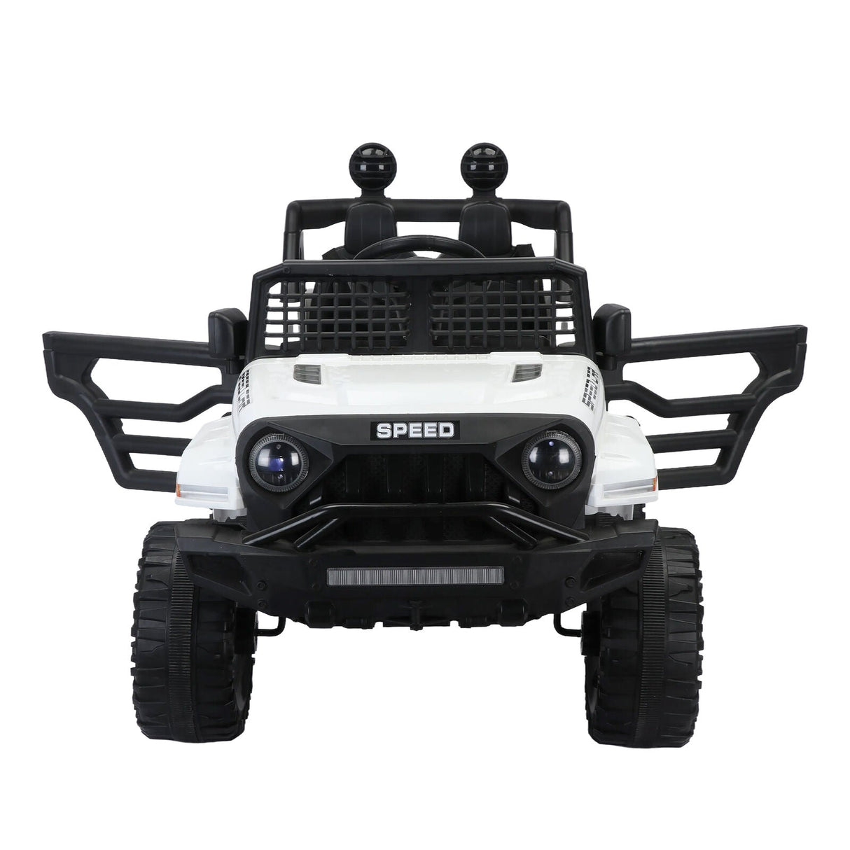 3-Speed Electric Car for Kids with Power Display, USB, MP3, and Bluetooth Connectivity