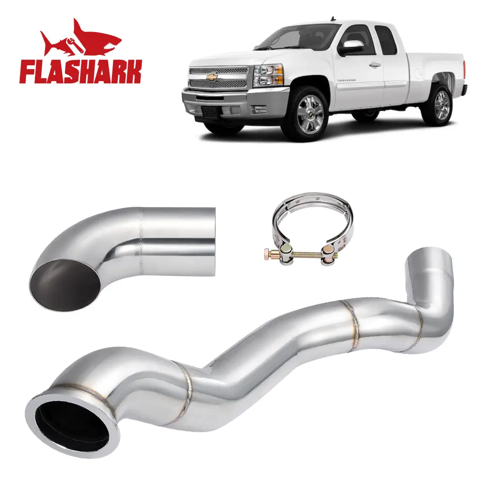 3.0" T4 Turbo Downpipe Exhaust for 1999-2013 Chevy Silverado & GMC Sierra 4.8/5.3/6.0/6.2L vortec LS