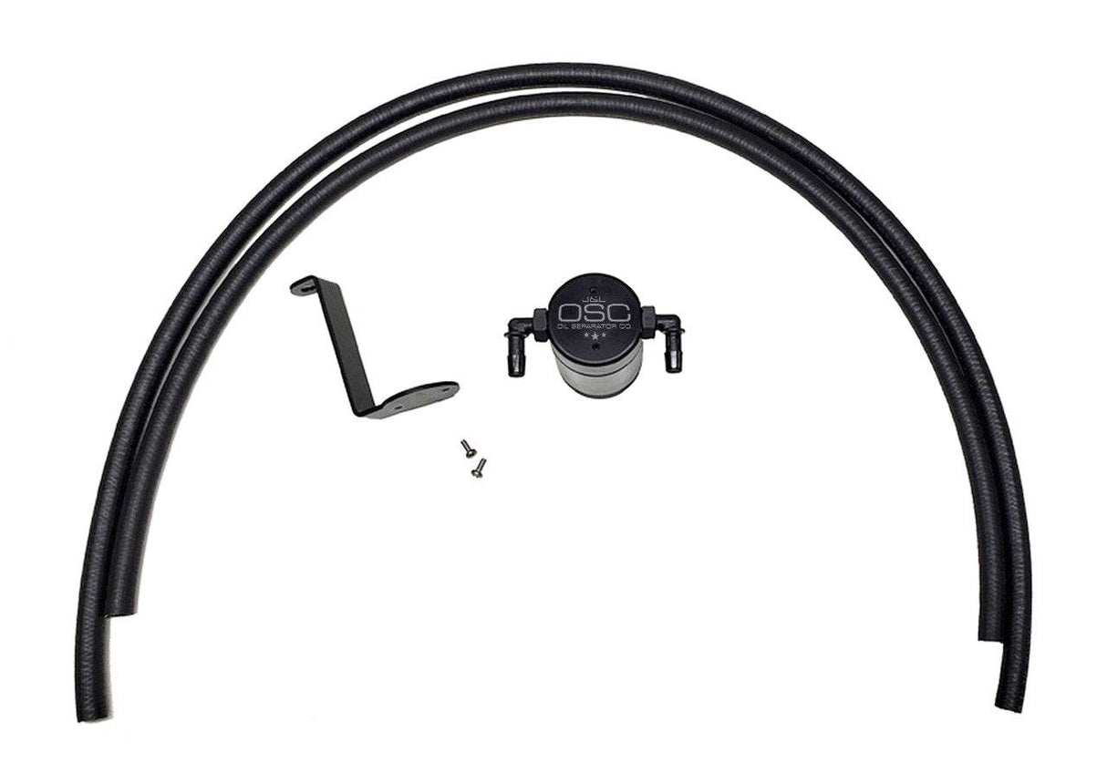 J&L Oil Separator 3.0 Passenger Side, Black Anodized J&L