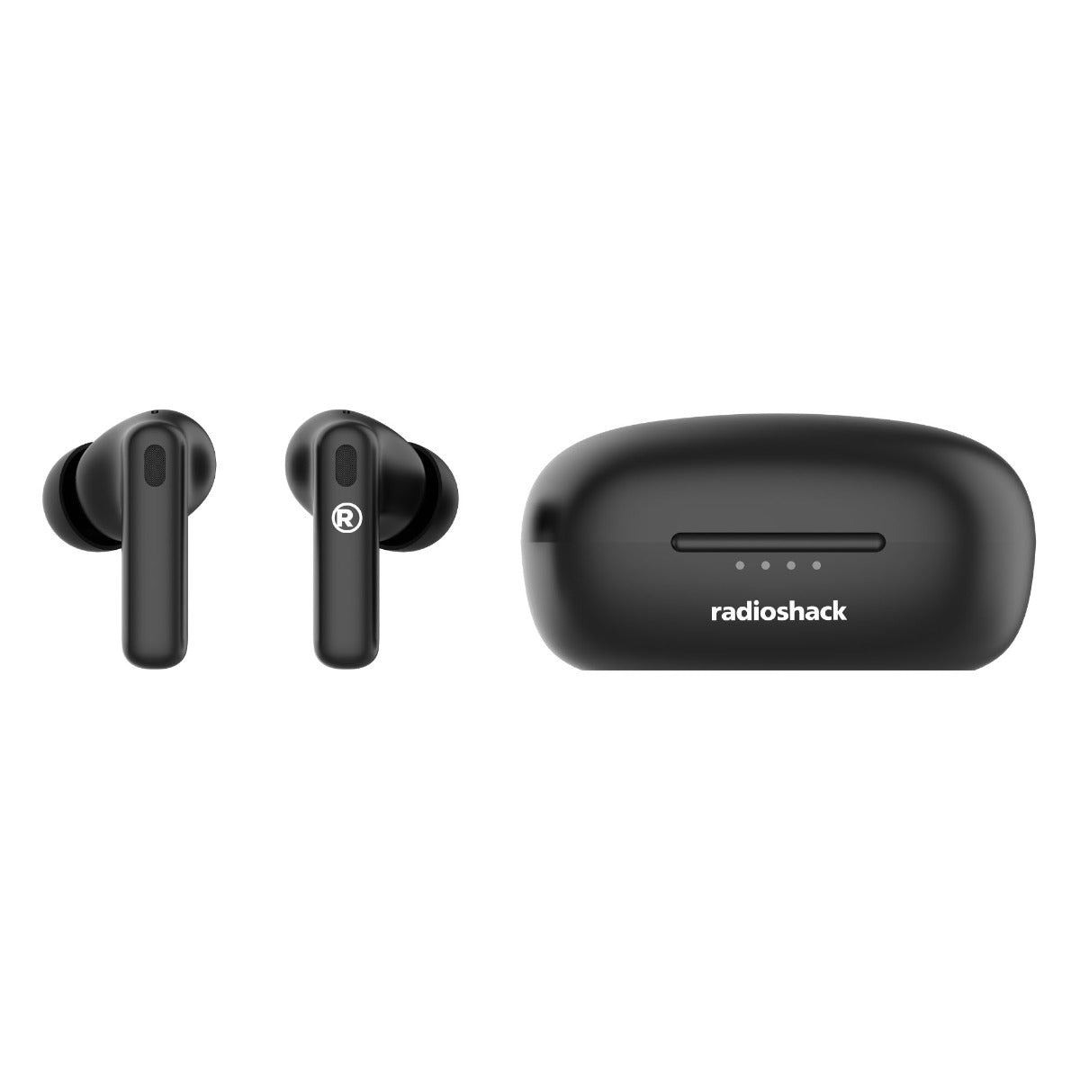 RadioShack Wireless Headphones with Active Noise Cancelling, 400mAh Battery, IPX5, Black TekShack