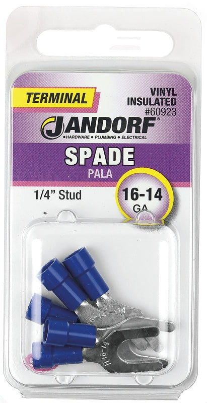 Term Spade 16-14 Vinyl 1/4 Stud #60923 Jandorf