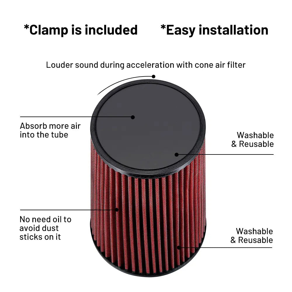 Flashark Cold Air Intake Kit — 2001-2004 Chevy Silverado / GMC Sierra 2500HD/3500 6.6L Duramax LB7 Flashark
