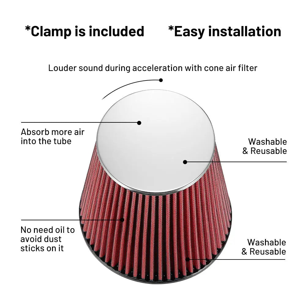 Flashark Cold Air Intake Kit — 2004-2005 Chevy Silverado / GMC Sierra 2500HD 3500 6.6L Duramax LLY