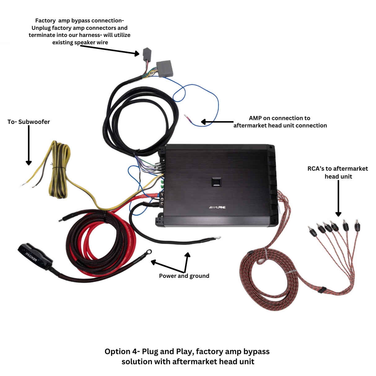 Alpine Plug & Play Full System 5-Channel, 8-Speakers, Sub Bundle | '18- '23 JL Wrangler/ '20- '23 JT Gladiator