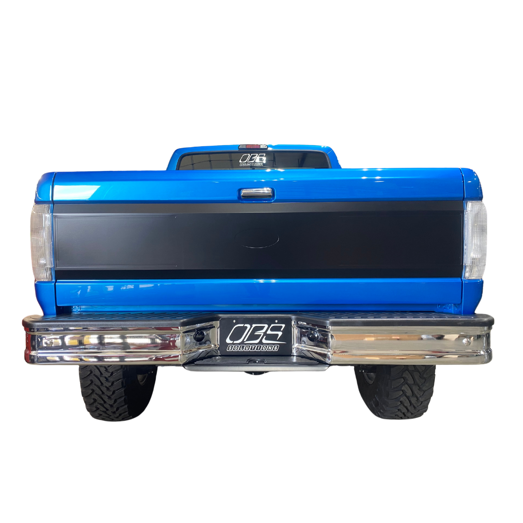 OBS Solutions Tailgate Panel With Machined Oval - 1987-1997 Ford F-Series OBS Solutions LLC