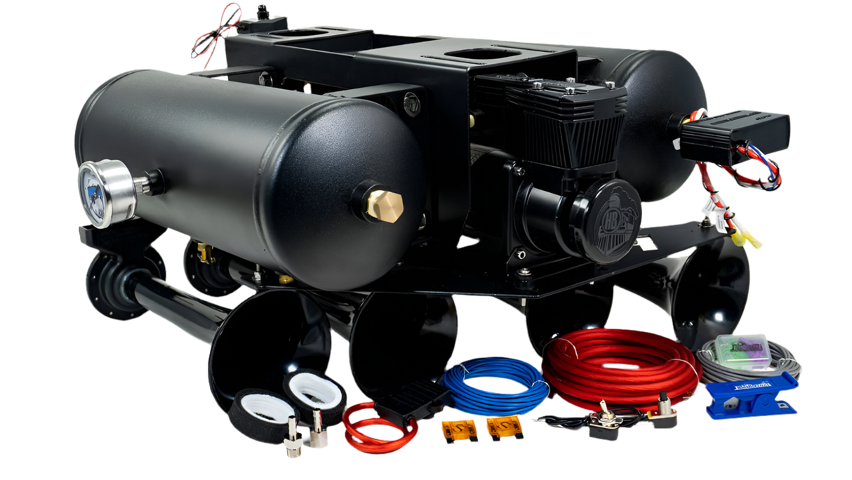 Horn Blasters CONDUCTOR'S SPECIAL 244K SPARE TIRE DUAL TANK DELETE KIT