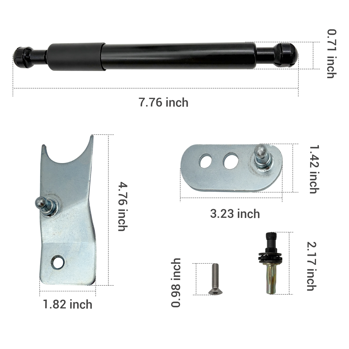 Trucktok 2020-2024 Chevy Silverado GMC Sierra 2500 3500 Tailgate Assist Shock Kit TruckTok