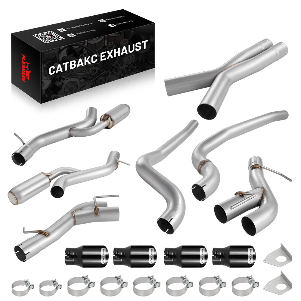 2016-2024 Chevy Camaro SS/ZL 1 6.2L Catback Exhaust 3" Dual Flashark