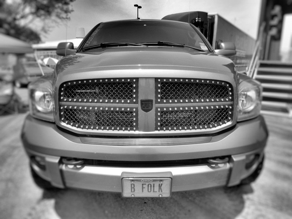 3rd Gen Ram FFS Grille Inserts Late 06-09 Far From Stock